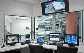 Computers in center